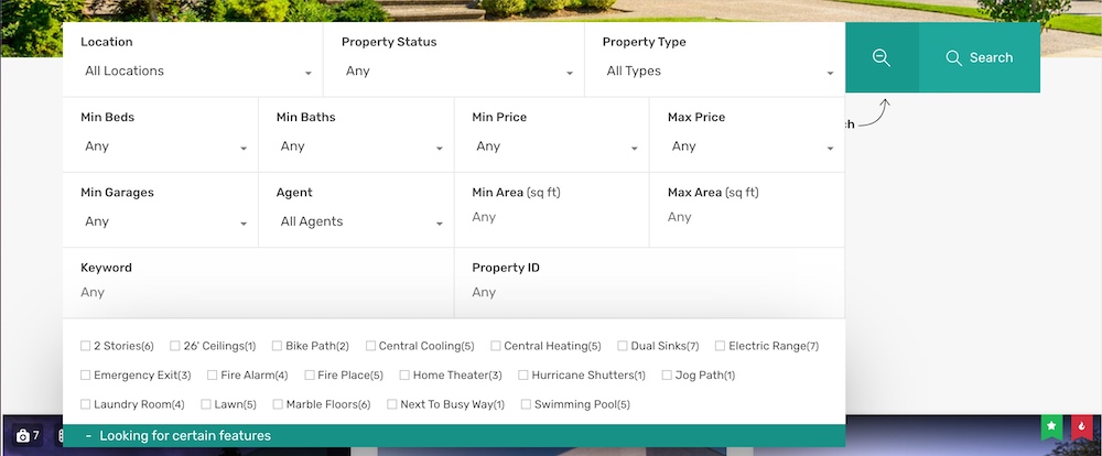 Highly Customizable and Feature Rich Real Estate Search Forms