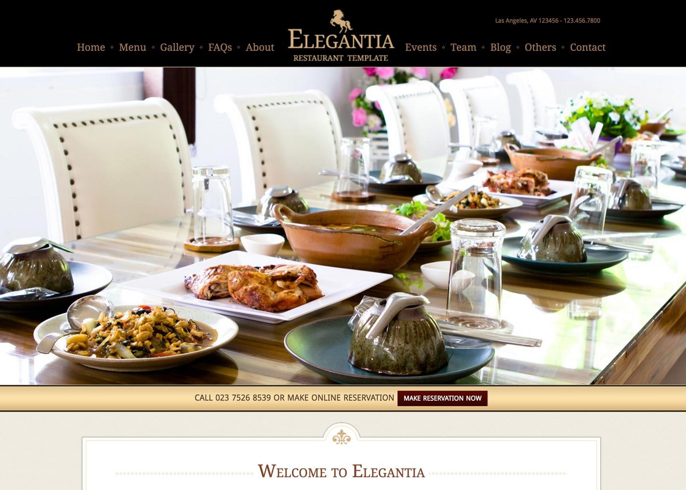 Elegantia WordPress Theme