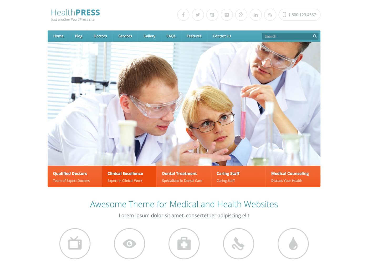 HealthPress WordPress Theme