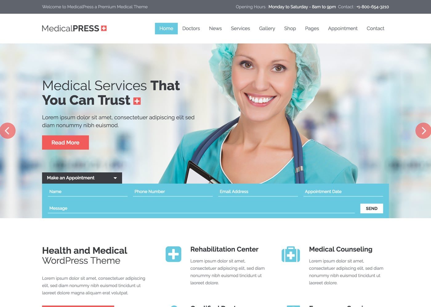 MedicalPress WordPress Theme